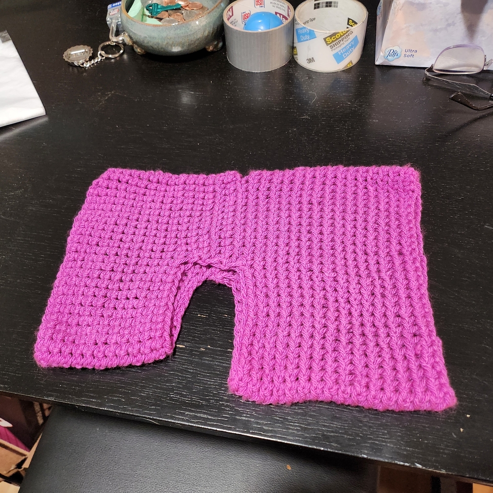Handmade BRIGHT FUSCHIA Dog Sweater